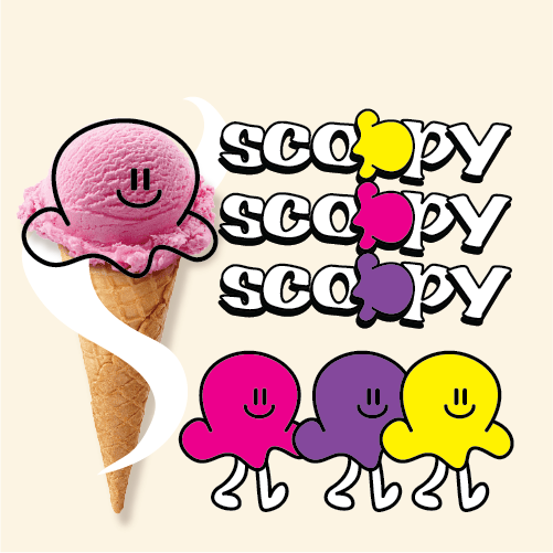 Icecream logo design branding creative design designer explore graphic design icecream illustration inspiration logo logodesign scoop trending typography vector visual design