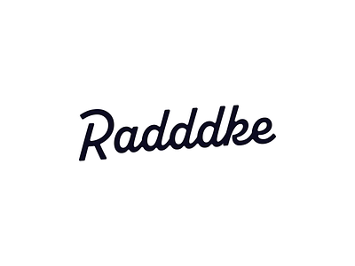 Radddke dsgn bbb brand branding ddd design dsgn font identity letter logo logotype radke rebranding redesign