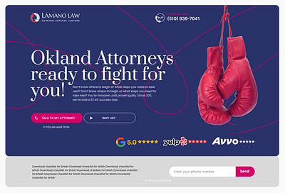 Lamano Law ui web web design