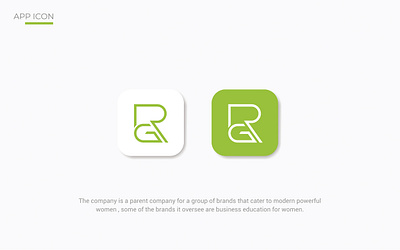 RG - App Icon app design app icon app logo branding logo logo design monogram logo text base logo text logo text logo design