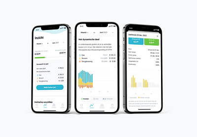 Frank Energy - Usage Insights app blue button chart dashboard energy graph insight mobile modal native react timeline usage