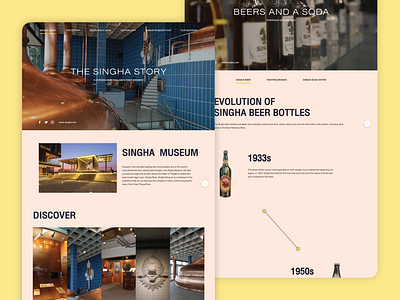 Singha Museum — Web & Design system branding design design system graphic design illustration ui user interface ux vector