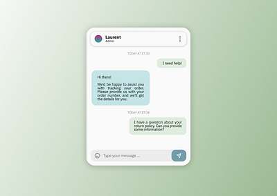 DailyUI #013 - Direct Message dailyui direct message dm ui ux