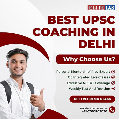Best UPSC Coaching in Delhi branding design graphic design