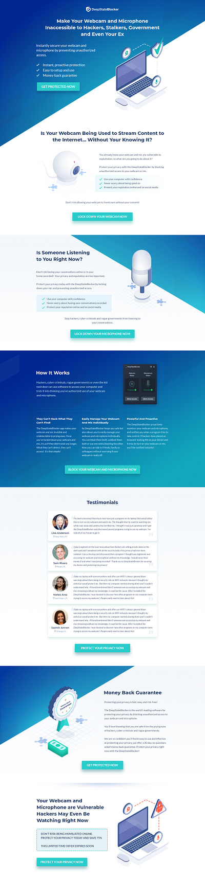 DeepStateBlocker - Product Homepage branding company design landing page ui user friendly user interface ux ux design webdesign website