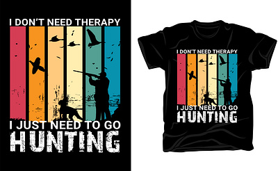 Hunting T-shirt design branding graphic design logo