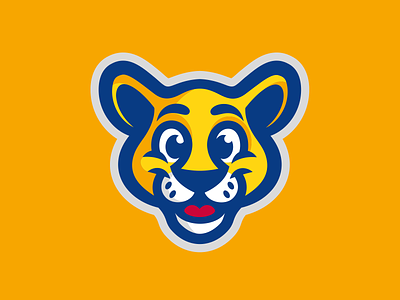 The École Sacré Coeur Panthers animal branding design illustration logo mascot panther sport sports