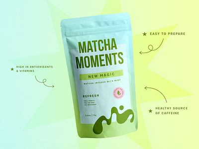 Matcha Moments Branding | Design by Ayelet art artwork branding design digital art digital illustration graphic design illustration logo ui