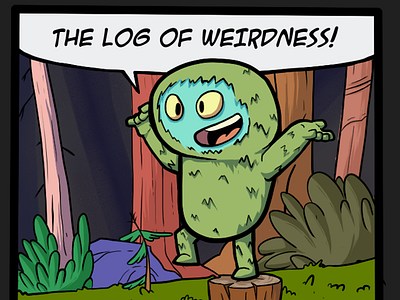 Me & Mr: Episode 1 - The log of weirdness by reddprime on Dribbble