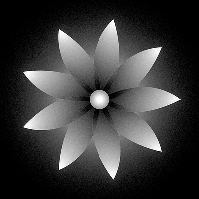 Rotating Flower | Tarafa Mhfoud™ black branding creativedesign design flower graphic graphic design illustration logo motion rotate spring tarafa typography ui ux vector white