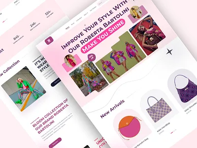 Roberta Bartolini Website Design branding design figma illustration logo ui ui design ui ux ux design website design
