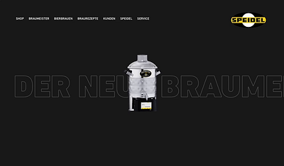 Landingpage - Speidel animation branding design graphic design web design webdesign