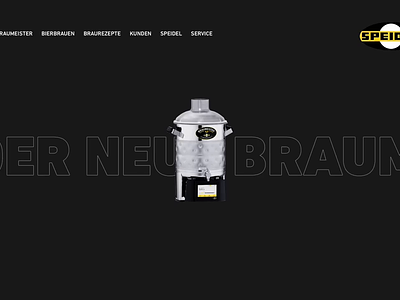 Landingpage - Speidel animation branding design graphic design web design webdesign