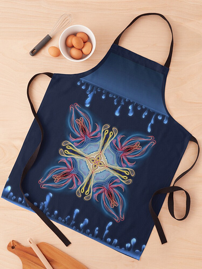 Jelly Apron design findyourthing gift illustration mandala pattern print product