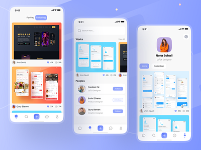 ArtSwap Mobile App app app design app profile app profile ui app ui clean design home page ui interactive design mobile app ui modern design product design ui ui design