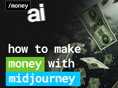 How to make Money with Midjourney ai ai art generative ai graphic design leonardo midjourney