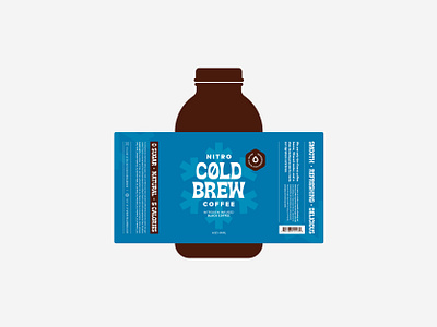 Cold Brew Coffee Label Design