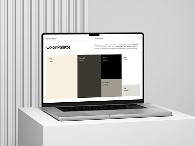 WORN© — Color Palette accessibility brand guidelines brandbook branding clean color design interface pallette pitch deck presentation style ui ux visual