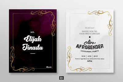 Invitation Card branding design graphic design illustration logo typography vector