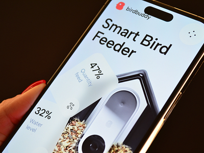 Bird Buddy - Smart Camera Bird Feeder ai app automation b2b camera crm design home ios iot mobile monitoring saas smart software track ui ux web 3.0 web3