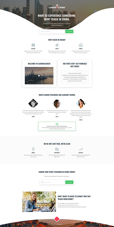 Lawoi career - Product Landing Page branding company design graphic design ui ux webdesign website