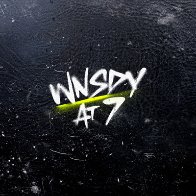 Spray paint graffiti at 7 brand branding grafitti identity illustration leather logo photoshop spray texture