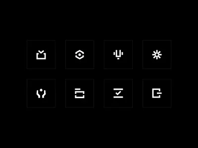 WORN© — Custom Icons bold brand identity branding clean custom design graphic design icon set icons minimal minimalistic uniko vector