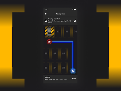 Parking App design figma mobile navigation parking ui ux