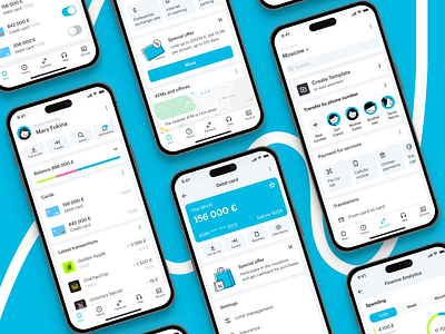 Digital bank app bank finance mobile ui ux uxui