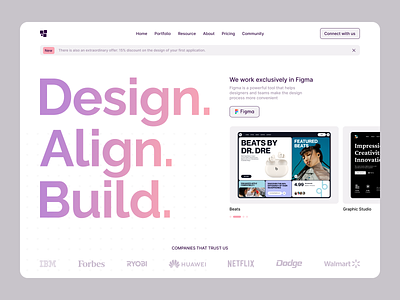 Design app homepage concept app app for design app for designers business design app digital figma project start up startup ui ui ux uiux ux web website yuux design