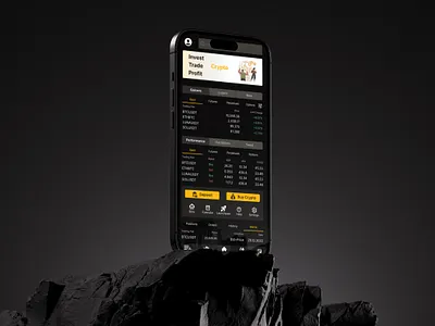 Revolutionizing Trading Experience - web/mobile trading apps app crypto fintech mobile app trading ui ux web app web design