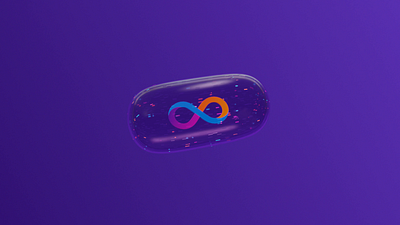 Dfinity Pill 3d a logo animation blender branding design graphic design illustration logo motion nft web3
