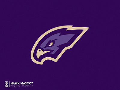 Hawk graphic design illustration logo