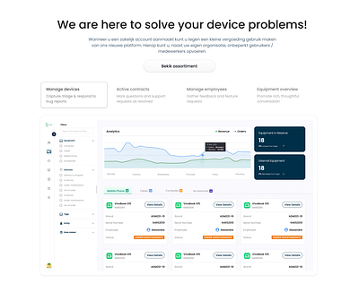 Landing page design minimal ui uiux