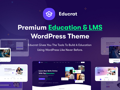 Educrat - Online Courses & Education React NextJs Template university