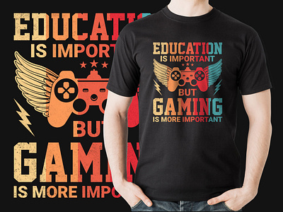 Gaming T-shirt Design || T-shirt Design animation branding clothing design free mockup game t shirt game t shirt design gaming t shirt gaming t shirt design graphic design illustration logo mockup design motion graphics print t shirt design t shirt shope typography design ui video game