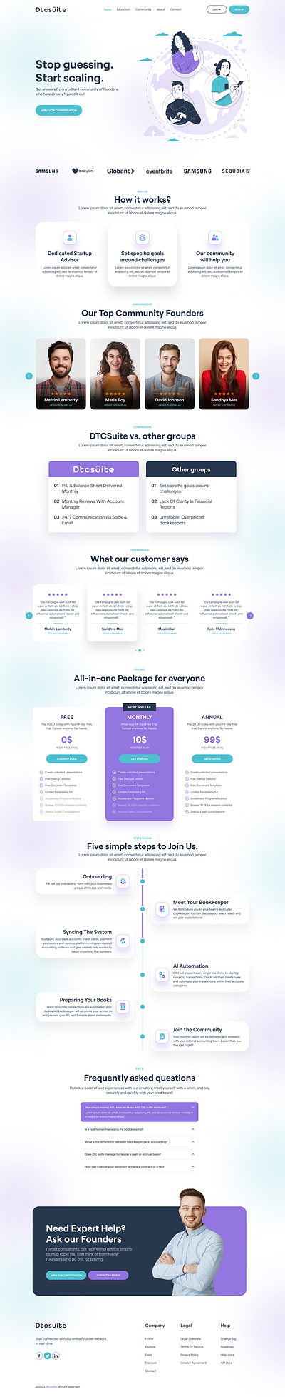 SASS | Product Website Design | Product Landing Page bespoke landing page founder website graphic design illustration landing page design product landing page sass website ui ux ui ux design