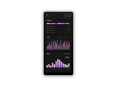 Statistics - Rather Unusual Design Studio app branding design illustration ui ux