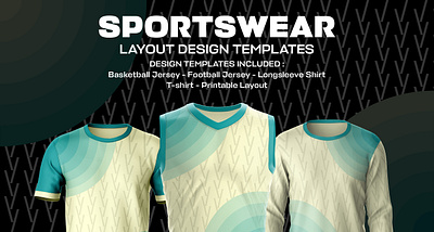 CIRCLES JERSEY TEMPLATE DESIGN apparel basketball clothing design football graphic design illustration jersey layout soccer sportswear t shirt templates uniform