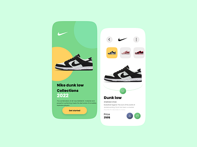 Sneakers shop mobile app app ios mobile nike shop snikers ui ux