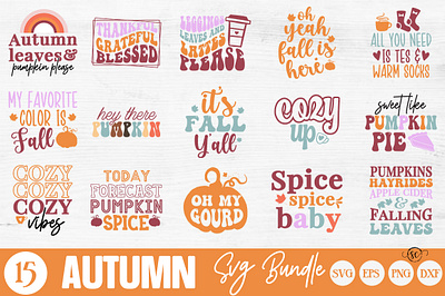 Fall Autumn SVG Bundle fall png