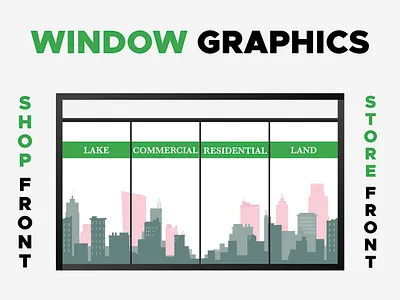 Store Front Design, Shop Front Design, Window Graphics 3d adobe illustrator adobe photoshop branding design graphic design illustration shop front design store front design ui ux vector window graphics