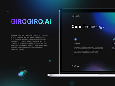 GIROGIRO.AI Website/Banner/Mobile End Web Design banner branding mobile design ui web3