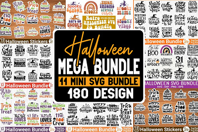 Halloween Mega Bundle, Halloween SVG Bundle, Halloween Gift Idea hocus pocus svg