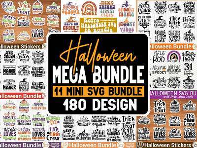 Halloween Mega Bundle, Halloween SVG Bundle, Halloween Gift Idea hocus pocus svg