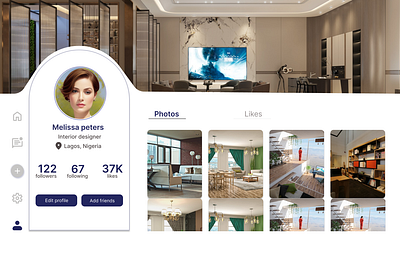 Interior Designer Portfolio | branding graphic design interior designer mobile application design ui ui ux