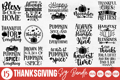 Thanksgiving SVG Bundle 1 thanksgiving bundle