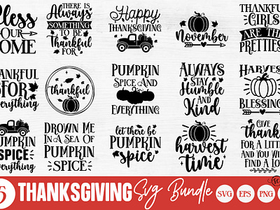 Thanksgiving SVG Bundle 1 thanksgiving bundle