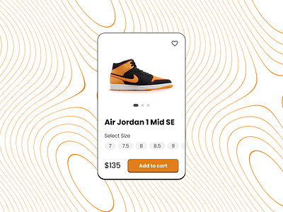 Nike Product Card (Concept Design) mobile app product card ui ux