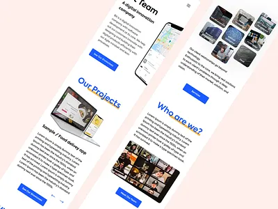 Tech Company Website company development software team ui website